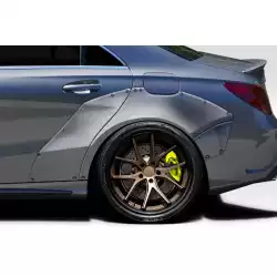 2014-2015 Mercedes CLA Class C117 CLA45 Facta Rear Fender Flares - 6 Pieces image - 1