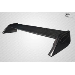 2010-2013 Kia Forte Carbon Creations Soya Rear Wing Spoiler - 3 Pieces image - 6