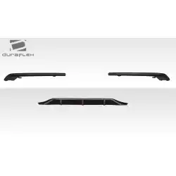 2020-2022 BMW 7 Series G11 Gala Rear Diffuser - 3 Piece image - 3