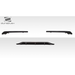 2020-2022 BMW 7 Series G11 Duraflex Gala Rear Diffuser - 3 Piece image - 3