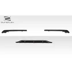 2020-2022 BMW 7 Series G11 Gala Rear Diffuser - 3 Piece image - 5