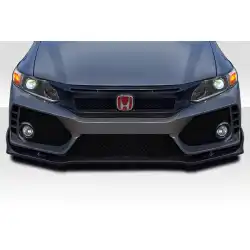2012-2015 Honda Civic 4DR FK8 Type R Look Front Bumper - 1 Piece image - 1