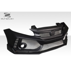 2012-2015 Honda Civic 4DR Duraflex FK8 Type R Look Front Bumper - 1 Piece image - 4