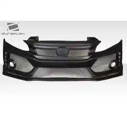 2012-2015 Honda Civic FK8 Style Front Bumper - 1 Piece image - 5