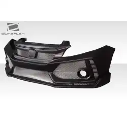 2012-2015 Honda Civic FK8 Style Front Bumper - 1 Piece image - 9