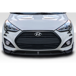 2012-2017 Hyundai Veloster Turbo Duraflex Minda Front Lip Spoiler Air Dam - 3 Piece image - 1