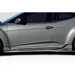 2012-2017 Hyundai Veloster Turbo Minda Side Skirt Rocker Panel Splitters - 4 Pieces (S) image - 3