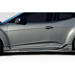 2012-2017 Hyundai Veloster Turbo Duraflex Minda Side Skirt Rocker Panel Splitters - 4 Pieces image - 1
