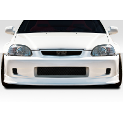 1996-1998 Honda Civic Duraflex Joker Front Bumper - 1 Piece image - 1