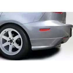 2004-2009 Mazda 3 Maver Rear Lip Add on Spoilers - 2 Pieces image - 1