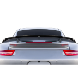 2014-2019 Porsche Turbo Carbon Creations Raven Rear Wing Spoiler Extension - 1 Piece image - 1