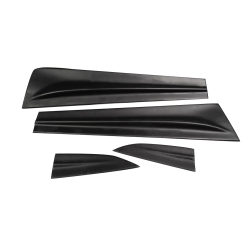 2002-2007 Subaru Impreza WRX STI 4DR Duraflex Reva Rear Door Canards - 4 Pieces image - 3