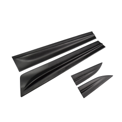 2002-2007 Subaru Impreza WRX STI 4DR Duraflex Reva Rear Door Canards - 4 Pieces image - 4