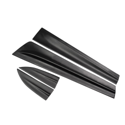 2002-2007 Subaru Impreza WRX STI 4DR Duraflex Reva Rear Door Canards - 4 Pieces image - 5