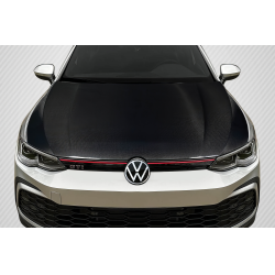 2022-2023 Volkswagen Golf GTI Carbon Creations OEM Look Hood - 1 Piece image - 1