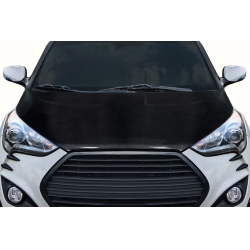 2012-2017 Hyundai Veloster Carbon Creations OEM Look Hood - 1 Piece image - 1