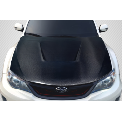 2008-2011 Subaru Impreza 2008-2014 WRX STI Carbon Creations Vortex Hood - 1 Piece image - 1