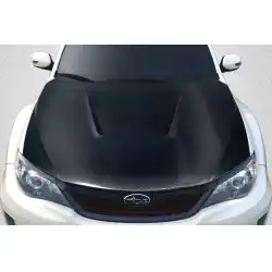 2008-2011 Subaru Impreza 2008-2014 WRX STI Vortex Hood - 1 Piece image - 1