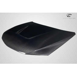 2008-2011 Subaru Impreza 2008-2014 WRX STI Carbon Creations Vortex Hood - 1 Piece image - 3