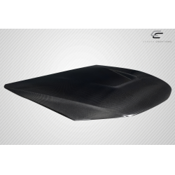 2008-2011 Subaru Impreza 2008-2014 WRX STI Carbon Creations Vortex Hood - 1 Piece image - 4