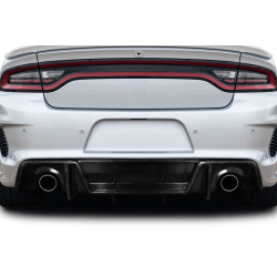2015-2023 Dodge Charger Widebody Carbon Creations Redline Rear Diffuser - 1 Piece image - 1