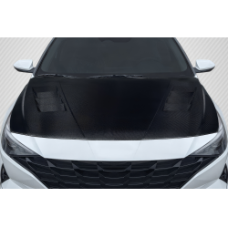 2021-2025 Hyundai Elantra Carbon Creations Kima Hood - 1 Piece image - 1