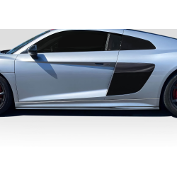 2017-2018 Audi R8 Duraflex Vesta Side Skirt Rocker Panel Splitters - 2 Pieces image - 1