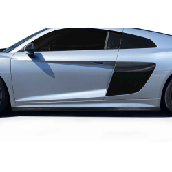 2017-2018 Audi R8 Carbon Creations Vesta Side Skirt Rocker Panel Splitters - 2 Pieces (s) image - 1