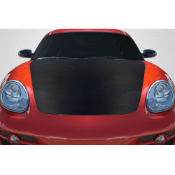 2006-2012 Porsche Cayman 2005-2012 Porsche Boxster 2005-2013 Porsche 997 Carbon Creations OEM Look Hood - 1 Piece image - 1