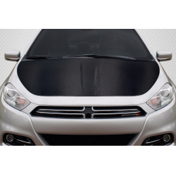 2013-2016 Dodge Dart Carbon Creations OEM Look Hood - 1 Piece image - 1