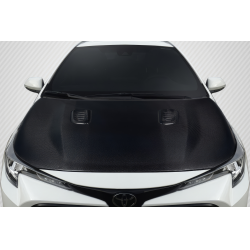 2023-2023 Toyota Corrolla Hatchback GR Carbon Creations OEM Look Hood - 1 Piece image - 1