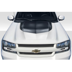 2002-2008 Chevrolet Trailblazer Duraflex ZL1 Look Hood - 1 Piece image - 1