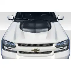 2002-2008 Chevrolet Trailblazer ZL1 Look Hood - 1 Piece image - 1