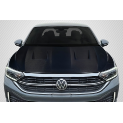 2019-2024 Volkswagen Jetta Carbon Creations Stinger Hood - 1 Piece image - 1