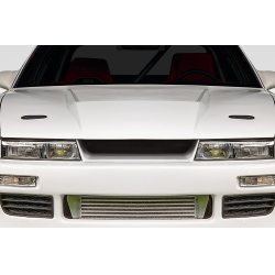 1989-1994 Nissan Silvia S13 Duraflex Raven Front Grille - 1 Piece image - 1
