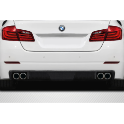 2011-2016 BMW 5 Series F10 4DR Carbon Creations Wave Rear Diffuser - 1 Piece image - 1