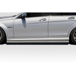 2008-2014 Mercedes Benz C Class W204 Duraflex Radian Side Skirt Rocker Panel Splitters - 2 Pieces image - 1