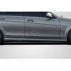 2008-2014 Mercedes Benz C Class W204 Radian Side Skirt Rocker Panel Splitters - 2 Pieces image - 1