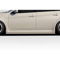 2008-2010 Subaru Impreza WRX Duraflex Ghost Side Skirt Rocker Panel Splitters - 2 Pieces image - 1