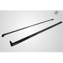 2008-2010 Subaru Impreza WRX Carbon Creations Ghost Side Skirt Rocker Panel Splitters - 2 Pieces image - 4