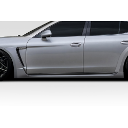 2010-2013 Porsche Panamera Duraflex Aiming Side Skirt Rocker Panels - 2 Pieces image - 1