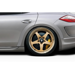 2010-2013 Porsche Panamera Duraflex Aiming Rear Fender Flares - 4 Pieces image - 1
