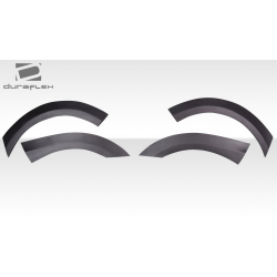 2010-2013 Porsche Panamera Duraflex Aiming Rear Fender Flares - 4 Pieces image - 3