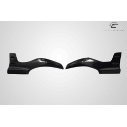2022-2024 Honda Civic HB Carbon Creations Merella Rear Lip Add on Spoilers - 2 Pieces image - 2