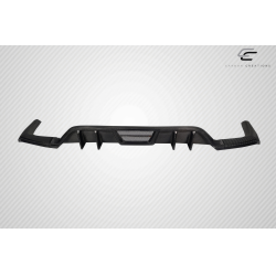 2019-2023 Genesis G70 Carbon Creations Meller Rear Diffuser - 3 Piece image - 2