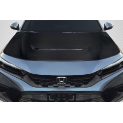 2023-2025 Honda Civic Type R Carbon Creations OEM Look Hood - 1 Piece image - 1