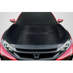 2016-2021 Honda Civic Carbon Creations Type R Look Hood - 1 Piece image - 1