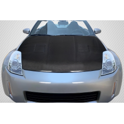 2003-2006 Nissan 350Z Z33 Carbon Creations Geo6ix Dritech JGTC Hood - 1 Piece image - 1