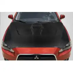 2008-2017 Mitsubishi Lancer / Lancer Evolution 10 Lancer Geo6ix Dritech GT Concept Hood - 1 Piece image - 1