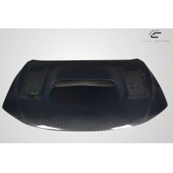 2008-2011 Subaru Impreza 2008-2014 WRX STI Carbon Creations Geo6ix Dritech GT Concept Hood - 1 Piece image - 2